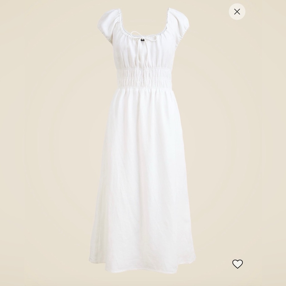 NWT J Crew Linen Dress